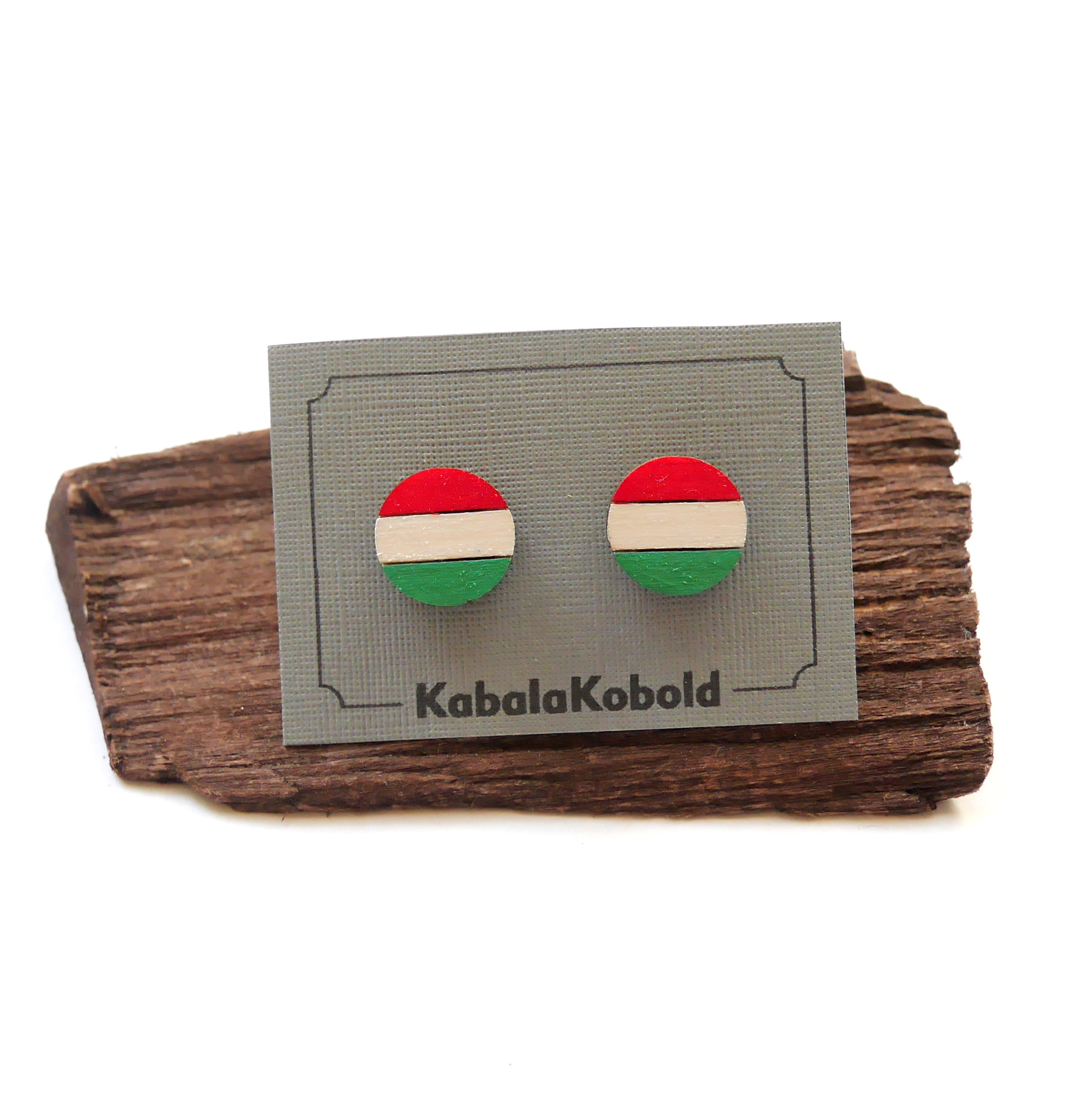 Magyaros kör fülbevaló