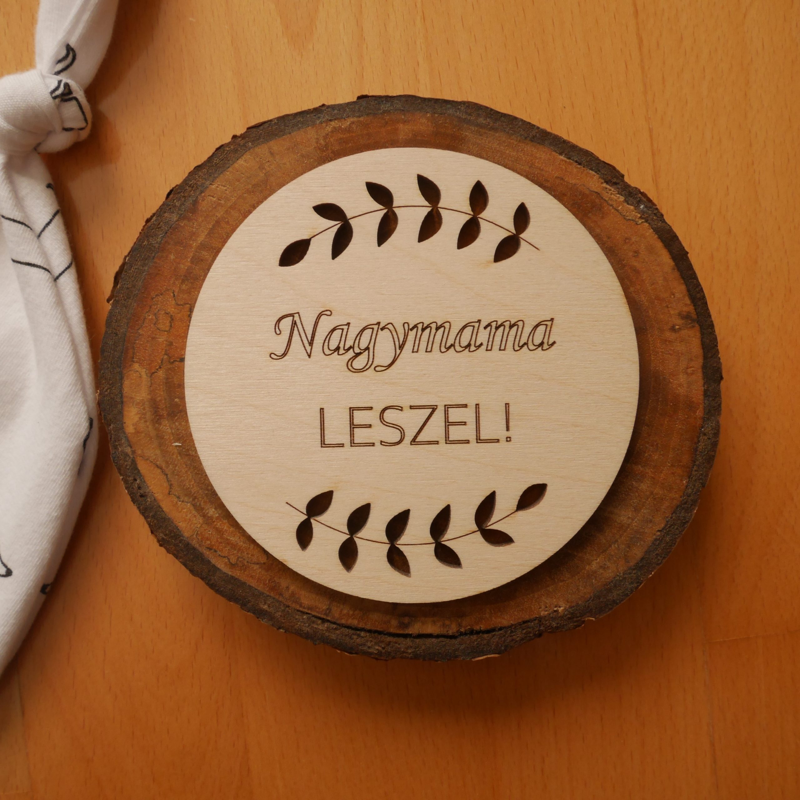Nagymama leszel - bababejelentő korong