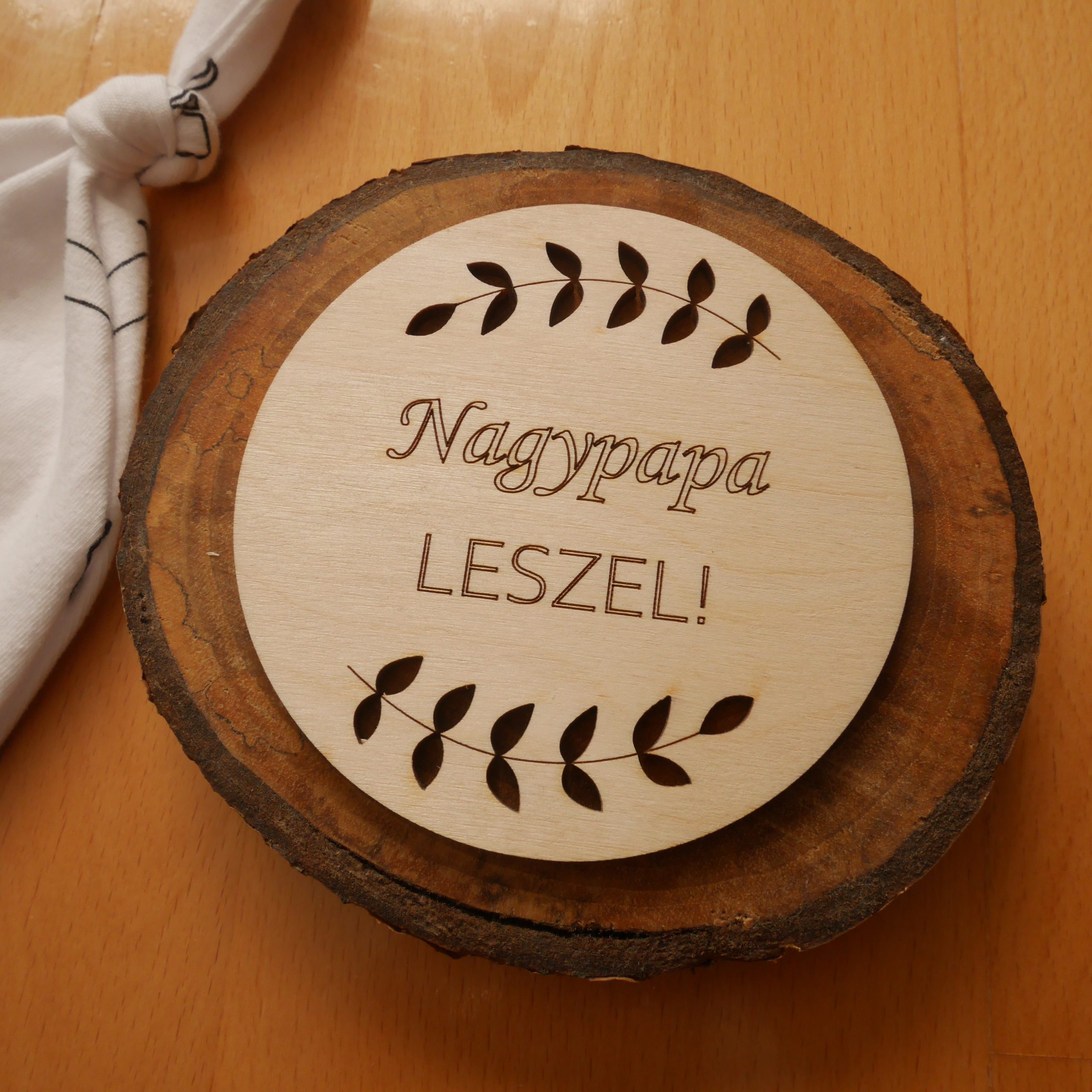 Nagypapa leszel - bababejelentő korong - Image 2