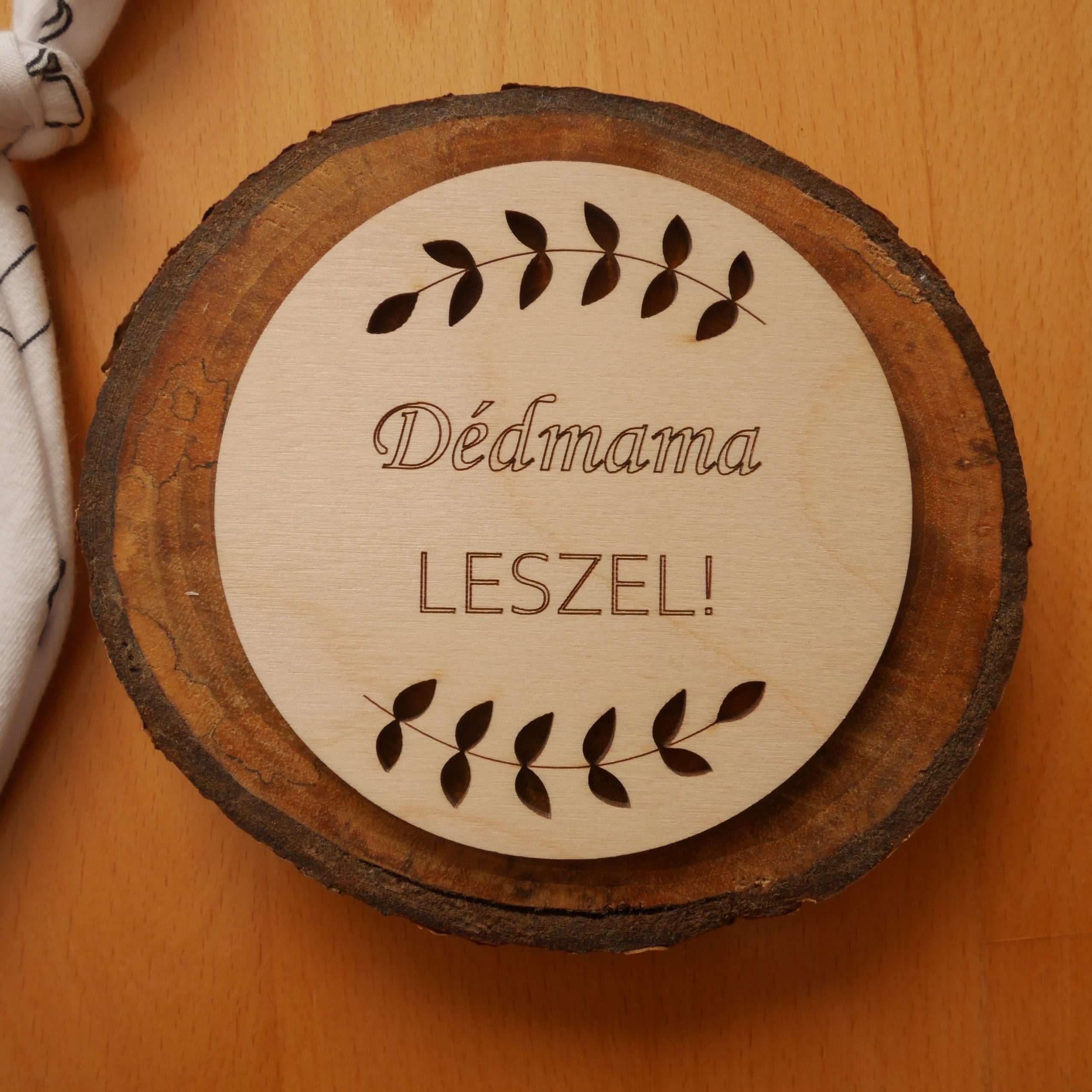 Dédmama leszel - bababejelentő korong