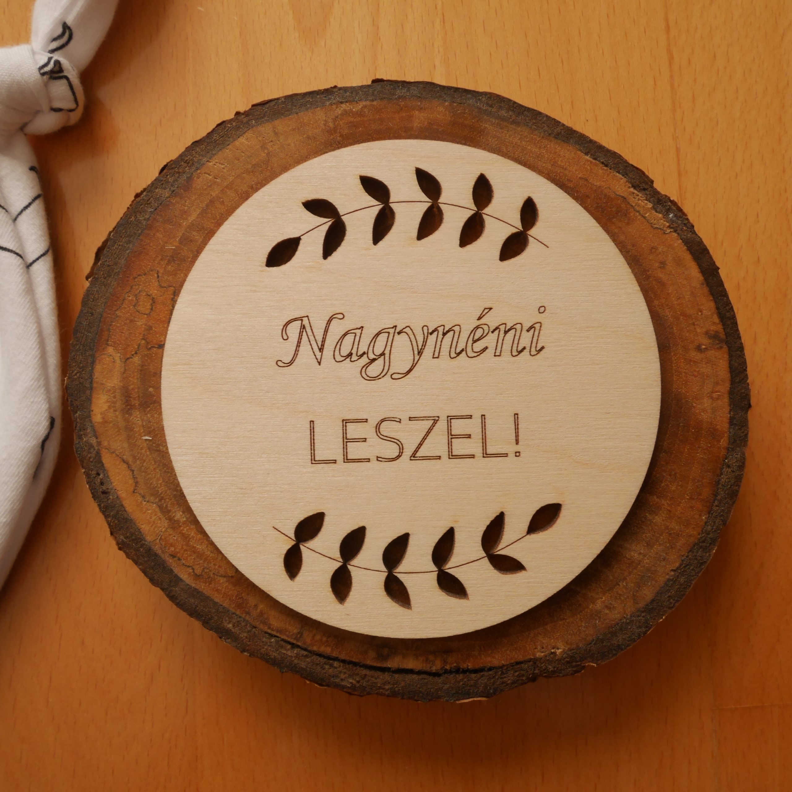 Nagynéni leszel - bababejelentő korong