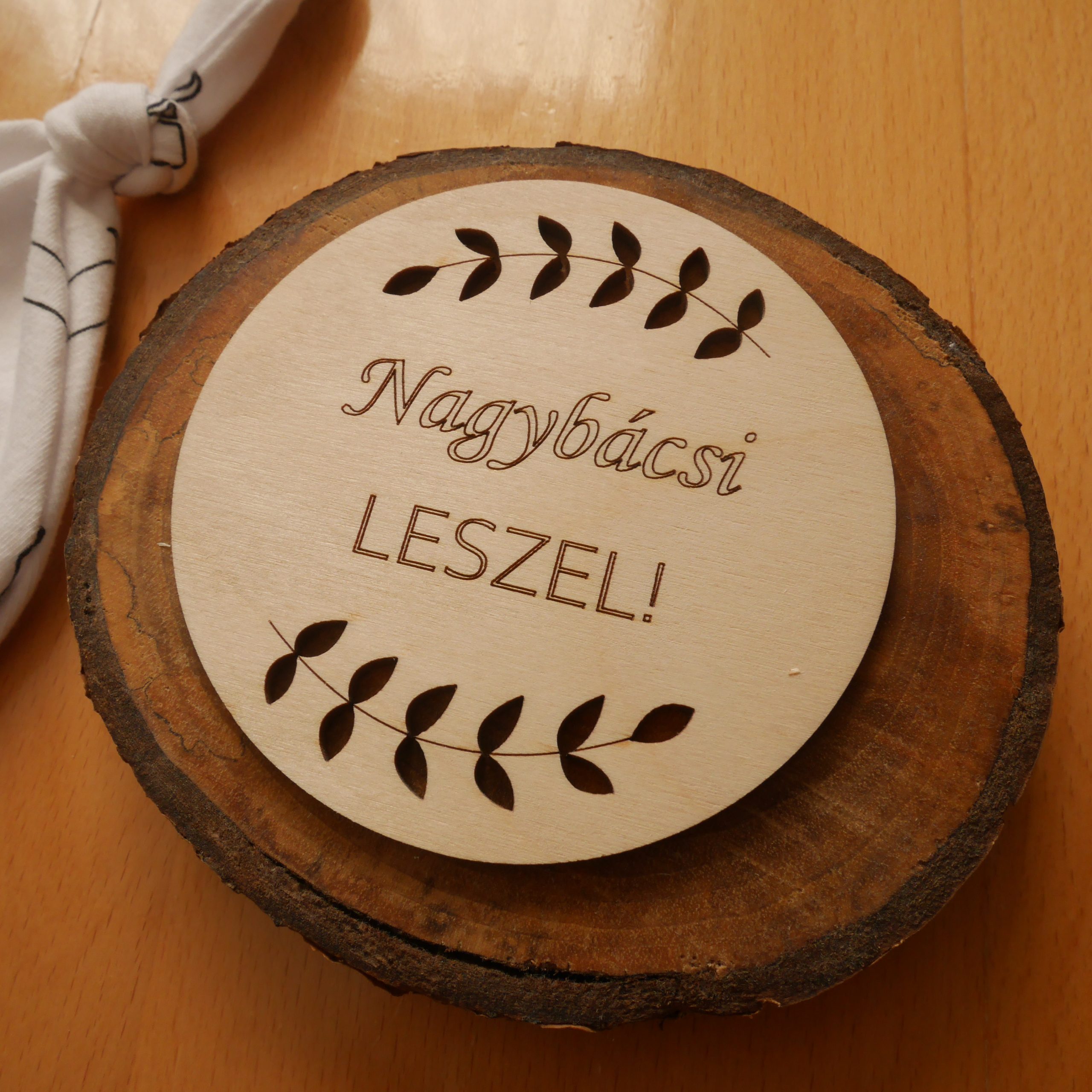Nagybácsi leszel - bababejelentő korong - Image 2